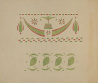 Stencilled Wall Decoration