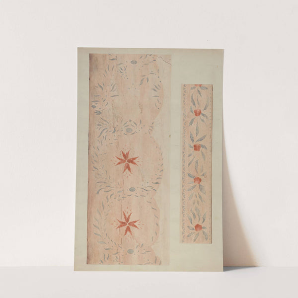 Stencilled Wall (From an Inn) by Ray Holden