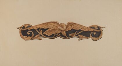 Stern Carving – Spread Eagle