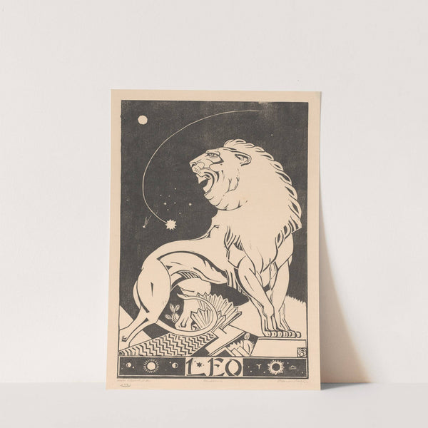 Sterrenbeeld leeuw (1880 - 1946) by Henri van der Stok