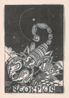 Sterrenbeeld schorpioen (1880 - 1946)