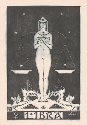 Sterrenbeeld weegschaal (1880 - 1946)