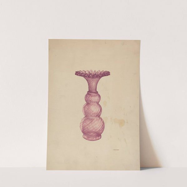 Stiegel Vase by G.A. Spangenberg