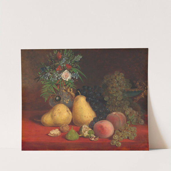 Still Life (1868) by John O'''Brien Inman
