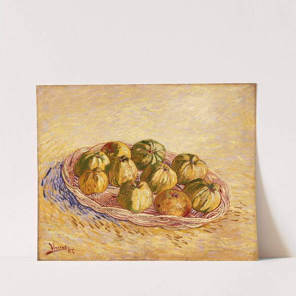 Still Life, Basket of Apples (1887) by Vincent van Gogh