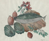 Still Life; Fish, Flowers and Vegetables