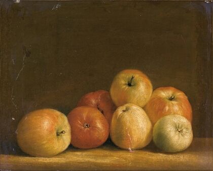 Still life of apples