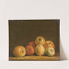 Still life of apples by Continental School