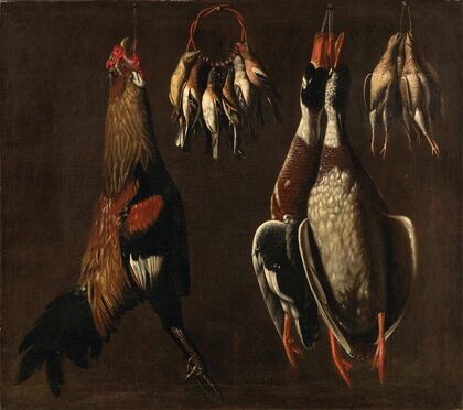 Still life of birds — size preview