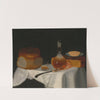 Still Life of Bread, Butter and Cheese by George Smith