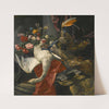 Still Life Of Peonies, Roses And Other Flowers In A Terracotta Vase, Together With A Swan, Peacock And Boar’s Head, Resting On A Red Drape And An Antique Architectural Fragment by Pieter Boel