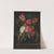 Still Life Of Roses, Carnations, A Tulip And Other Flowers In A Glass Vase by Maria van Oosterwijck