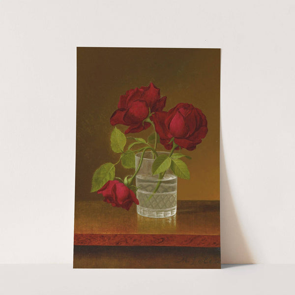 Still Life Of Roses (circa 1878-83) by Martin Johnson Heade