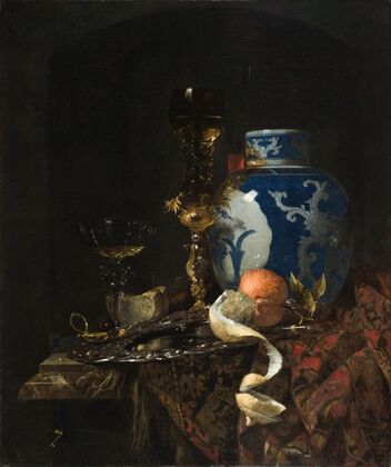 Still Life with a Chinese Porcelain Jar — size preview