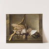 Still Life with a Dead Bird and Hunting Gear (1744) by Guillaume Taraval