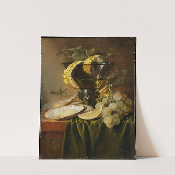 Still Life with a Glass and Oysters by Jan Davidsz de Heem