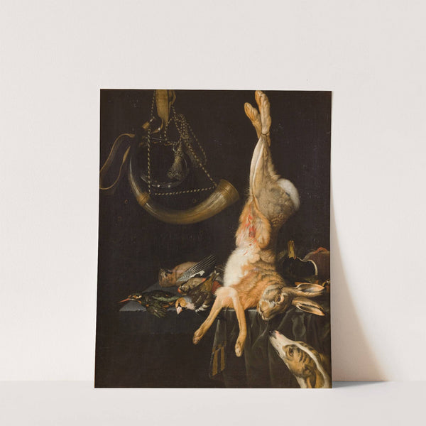Still Life with a Hare (1698-1705) by Philipp Ferdinand de Hamilton