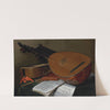 Still Life With A Lute And A Guitar by Nicolas-Henri Jeaurat de Bertry