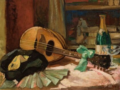 Still life with a mandolin — size preview