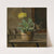 Still life with a primrose in a flowerpot, a cat and two sparrows (1823) by Martinus Rørbye