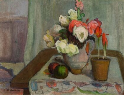 Still life with a vase of flowers (1899)