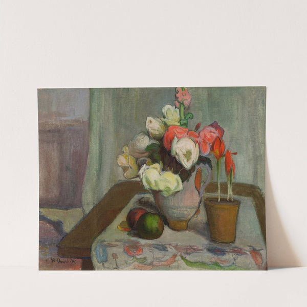 Still life with a vase of flowers (1899) by Władysław Ślewiński