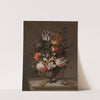 Still Life with a Vase of Flowers and a Dead Frog (1634) by Jacob Marrel