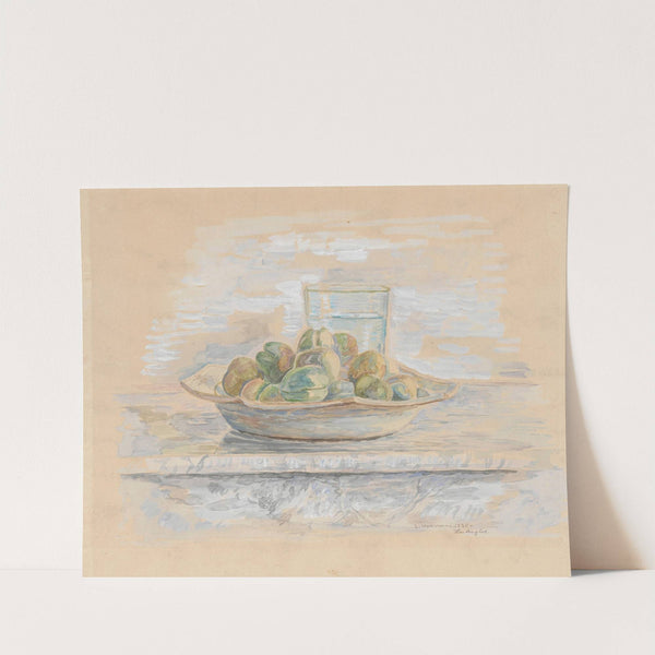 Still life with almonds by Zygmunt Waliszewski