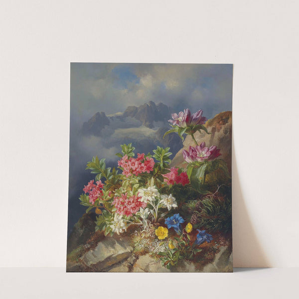 Still Life With Alpine Flowers by Andreas Lach
