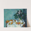 Still Life with Apples and a Pot of Primroses (ca. 1890) by Paul Cézanne