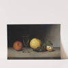 Still Life with Apples,Sherry and Tea Cake by Raphaelle Peale