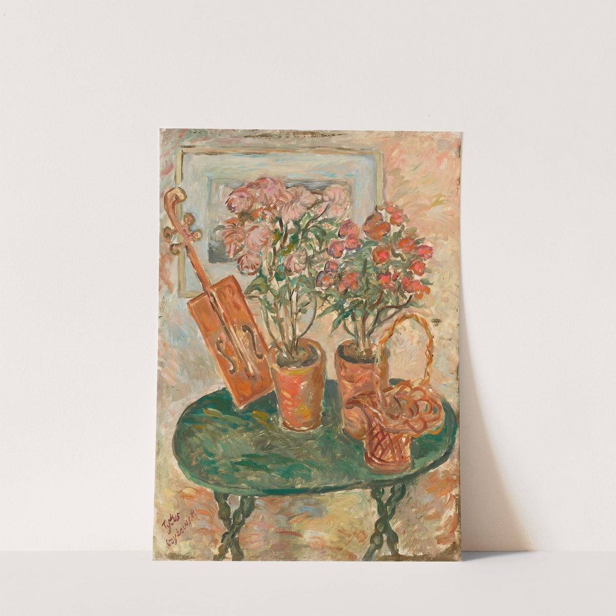 Still life with azaleas (1930) by Tytus Czyżewski