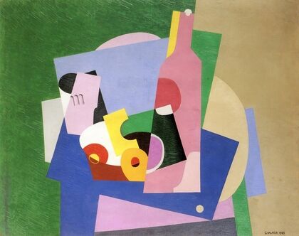 Still life with bottle