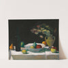 Still Life With Bottle And Fruit by Dezsö Czigány