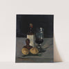 Still Life with Bottle, Glass, and Lemons (1867–69) by Paul Cézanne
