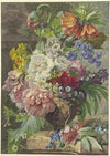 Still Life with Bouquet of Flowers and Bird’s Nest