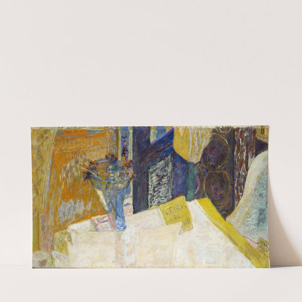 Still Life with Bouquet of Flowers , Venus of Cyrene (1930) by Pierre Bonnard