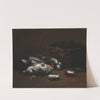 Still Life with Dead Birds and a Basket of Oysters (c. 1860 - 1880) by Germain-Théodore Ribot