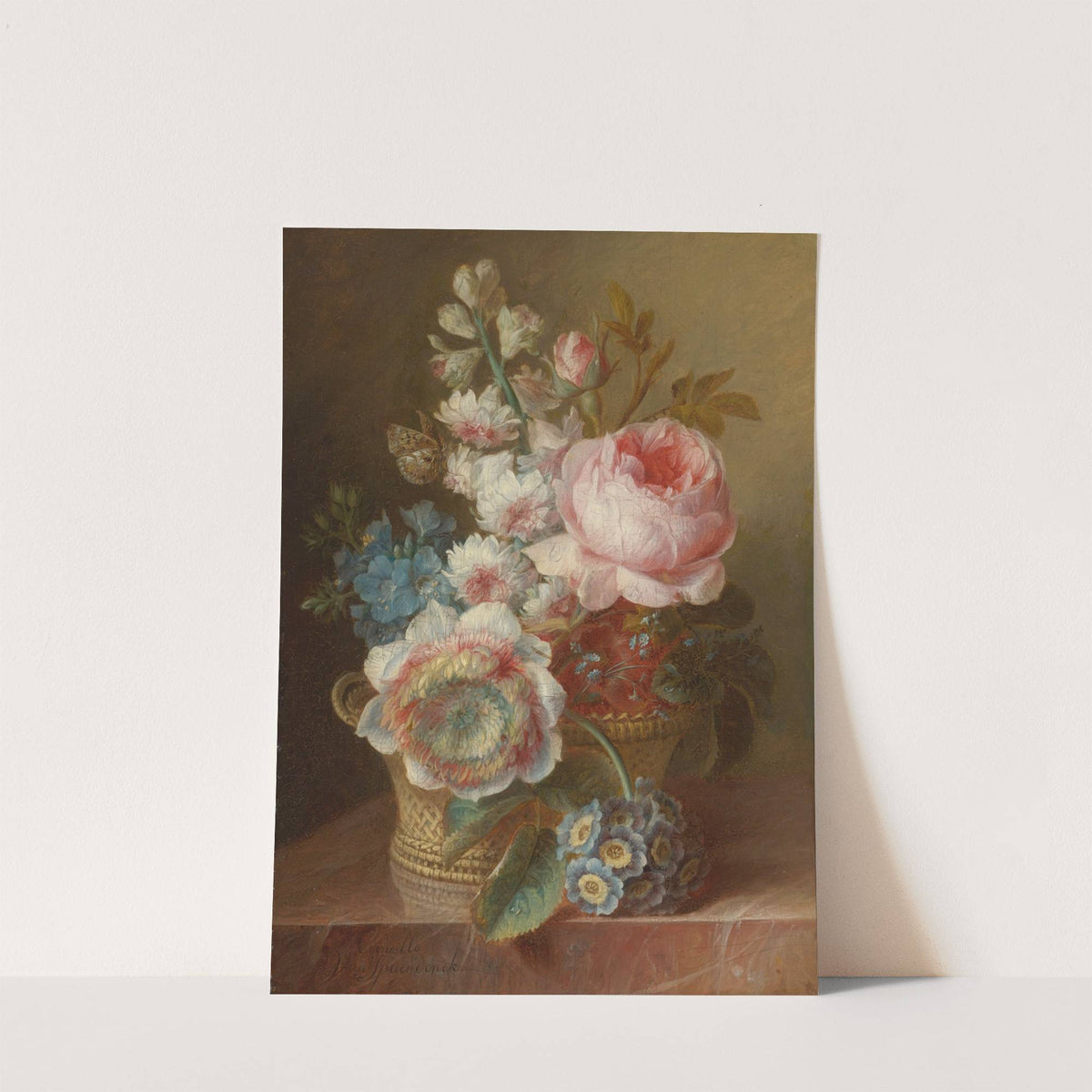 Still Life With Flowers by Cornelis van Spaendonck