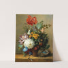 Still Life with Flowers and a Bird’s Nest by Georgius Johannes Jacobus van Os