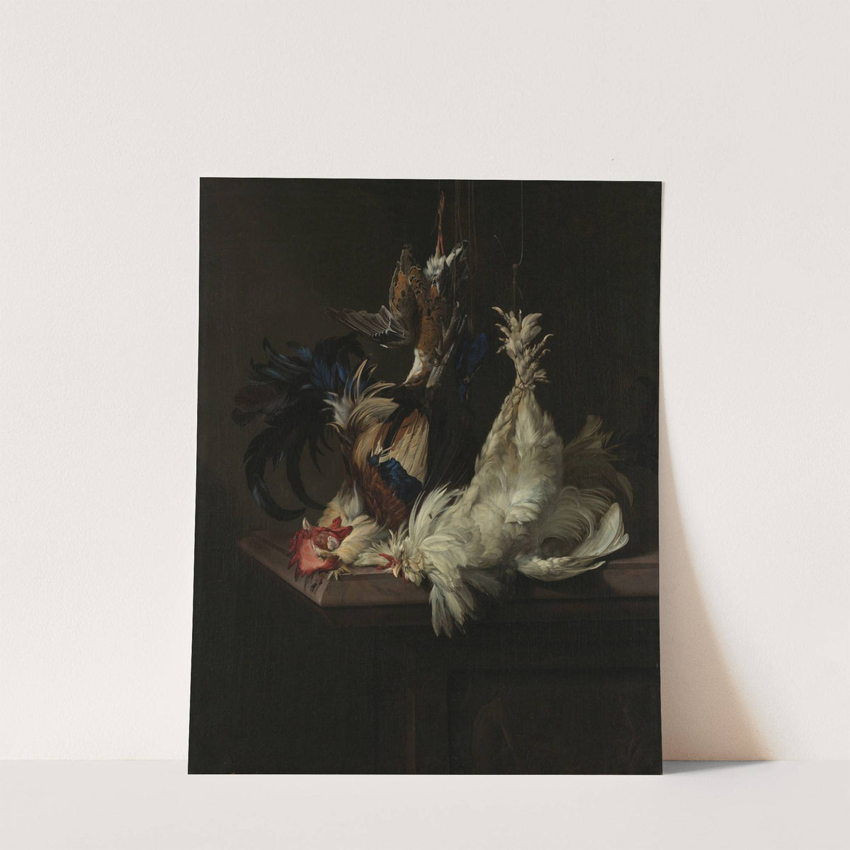 Still Life with Fowl by Willem van Aelst