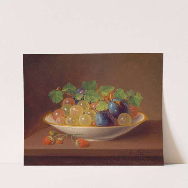 Still Life with Fruit (1870) by George Forster