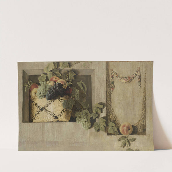 Still Life with Fruit and Flower Garlands by Jacob van Campen