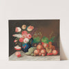 Still life with fruit and flowers by William Buelow Gould