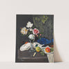 Still Life With Fruit And Roses In A Wine Glass by George Leslie Hunter