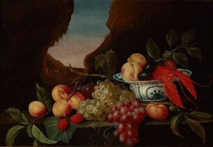 Still Life with Fruits and a Lobster
