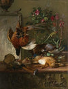 Still Life with Game and a Greek Stele; Allegory of Autumn (1818)