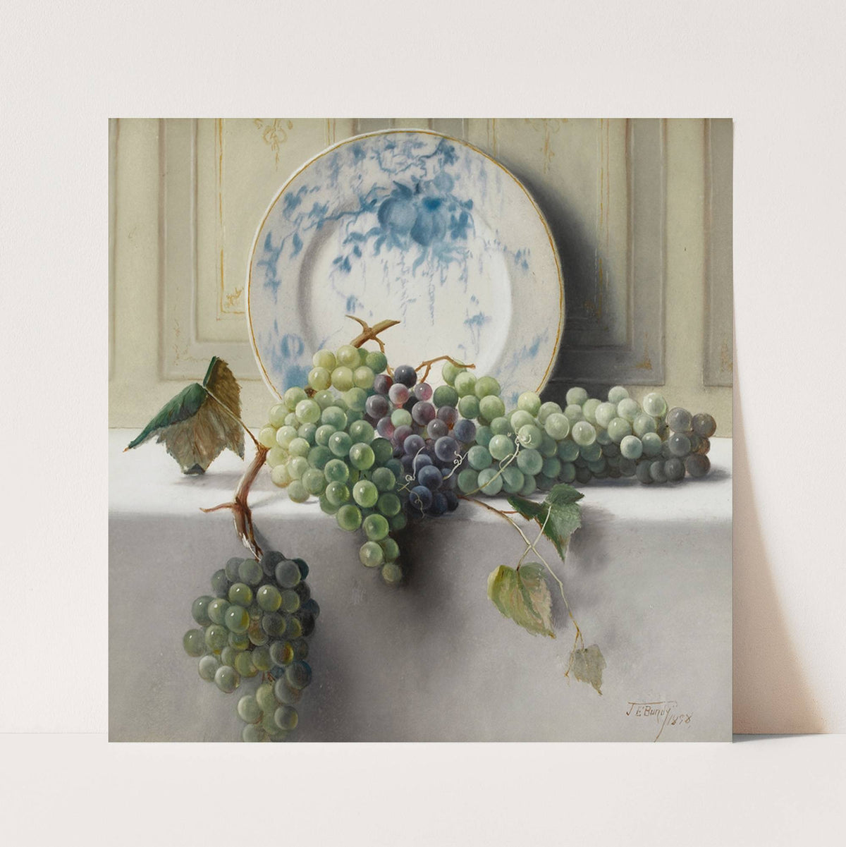 Still Life with Grapes (1898) by John Elwood Bundy