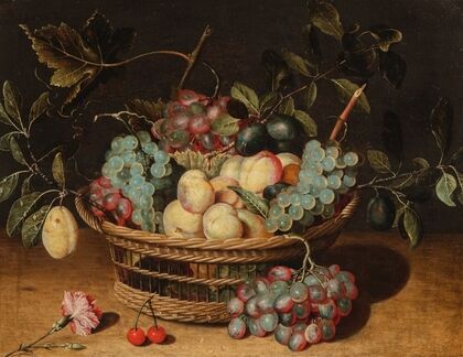 Still life with grapes