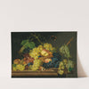 Still Life with Grapes, Peaches and Walnuts by Franz Xaver Petter